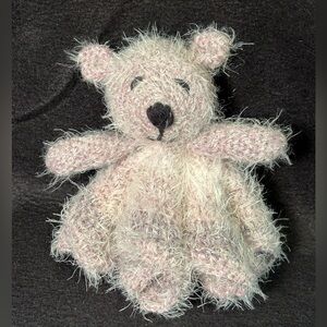 Handmade Crochet Bear Lovey